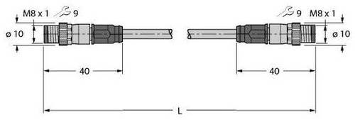 Turck 100000783 Sensor-/Aktor-Steckverbinder, konfektioniert 1St. von Turck