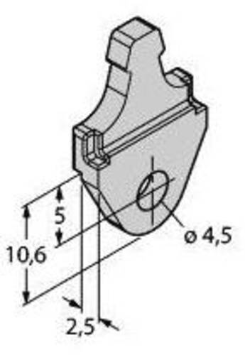 Turck 1590750 Montagehalterung M1.2-Q17L 1St. von Turck