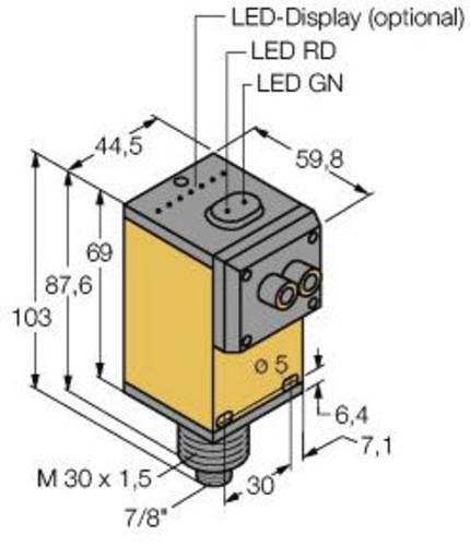 Turck 3043544 Q45VR2FVQ Lichtleitersensor 1 St. (L x B x H) 60.5 x 44.5 x 101.6mm von Turck