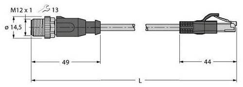 Turck 6441635 Sensor-/Aktor-Steckverbinder, konfektioniert 1St. von Turck