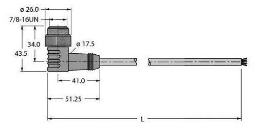 Turck 6604788 Sensor-/Aktor-Steckverbinder, konfektioniert 1St. von Turck