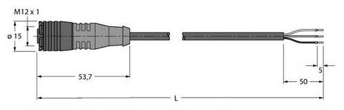 Turck 6628011 Sensor-/Aktor-Anschlussleitung 5m Polzahl: 3 1St. Turck 6628011 Sensor-/Aktor-Anschlussleitung 5m Polzahl: 3 1St. von Turck