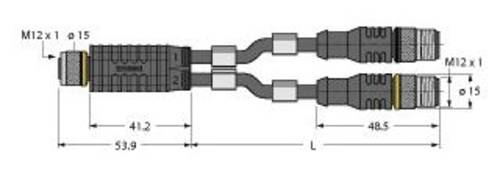 Turck 6629968 Sensor-/Aktor-Verteiler und Adapter 1m 1St. von Turck