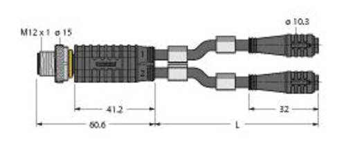 Turck 6630465 Sensor-/Aktor-Verteiler und Adapter 2m 1St. von Turck