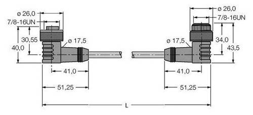 Turck 6913950 Sensor-/Aktor-Steckverbinder, konfektioniert 1St. von Turck