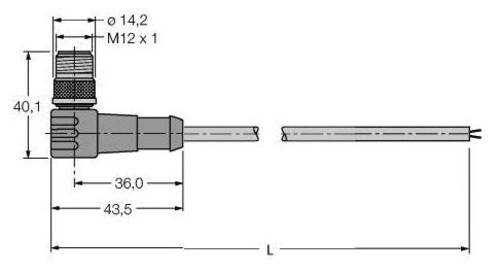 Turck 6914129 Sensor-/Aktor-Steckverbinder, konfektioniert 1St. von Turck