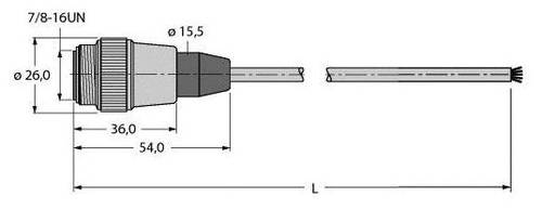Turck 6914142 Sensor-/Aktor-Steckverbinder, konfektioniert 1St. von Turck