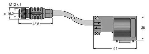 Turck 6914189 Sensor-/Aktor-Steckverbinder, konfektioniert 1St. von Turck