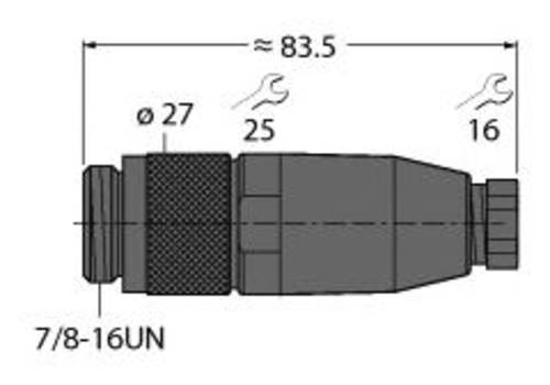 Turck 6914502 Sensor-/Aktor-Steckverbinder, unkonfektioniert 1St. von Turck