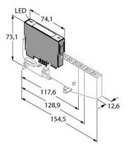 Turck BL20-PF-120/230VAC-D 6827008 Zubehör Elektronikmodul 1St. von Turck