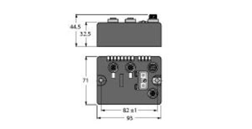 Turck BLCDN-2M12S-2AI-TC 6811040 Sensor/Aktorbox aktiv 1St. von Turck