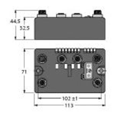 Turck BLCDP-2M12MT-2RFID-S 6811177 Feldbus Station 1St. von Turck