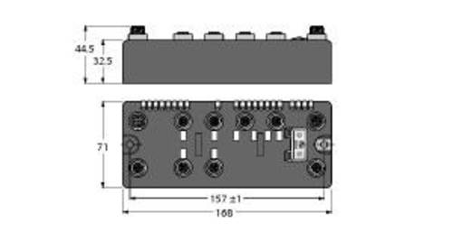 Turck BLCEN-6M12LT-2RFID-S-8XSG-P 6811454 Sensor/Aktorbox aktiv 1St. von Turck