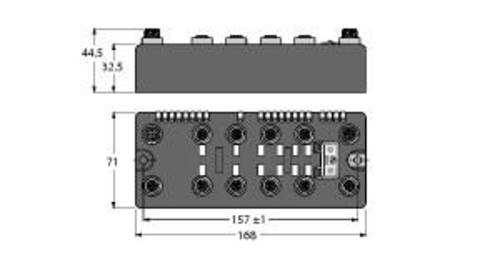 Turck BLCEN-8M12LT-4IOL-4AI4AO-VI 6811504 Multiprotokoll Station 1St. von Turck