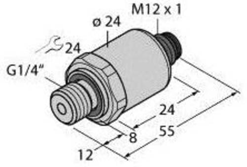 Turck Drucksensor 1 St. PT10A-1004-U1-H1143/X von Turck