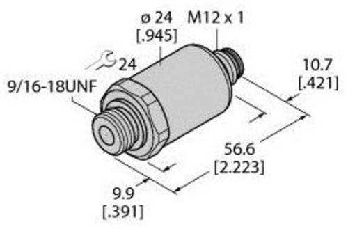 Turck Drucktransmitter 1 St. PT200PSIG-2021-I2-H1143 von Turck