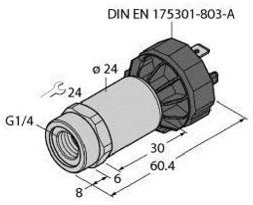 Turck Drucktransmitter 1 St. PT250R-2001-I2-DA91/X von Turck