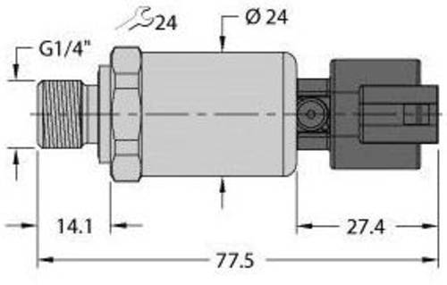 Turck Drucktransmitter 1 St. PT250R-2104-I2-DT043P von Turck