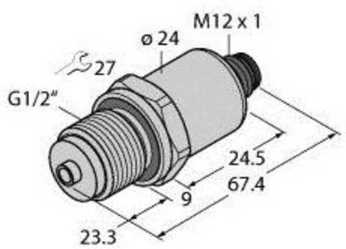 Turck Drucktransmitter 1 St. PT25R-1008-U1-H1143 von Turck