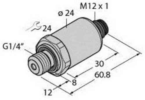 Turck Drucktransmitter 1 St. PT25R-2004-I2-H1143/X von Turck
