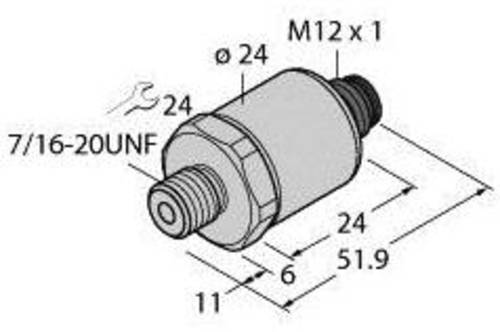 Turck Drucktransmitter 1 St. PT30PSIG-1005-U1-H1141/X von Turck