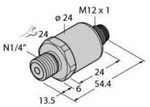 Turck Drucktransmitter 1 St. PT500PSIG-1003-U1-H1144 von Turck