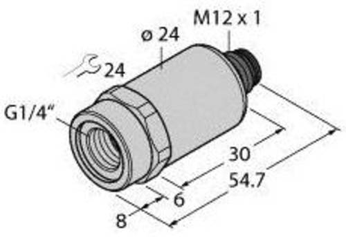 Turck Drucktransmitter 1 St. PT60R-2001-U1-H1141/X von Turck