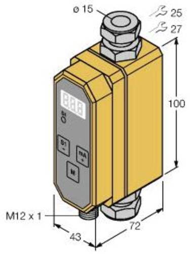 Turck Durchfluss-Sensor FCMI-15D12DYA4P-LIUP8X-H1141/S1352 100002693 1St. Turck Durchfluss-Sensor FCMI-15D12DYA4P-LIUP8X-H1141/S1352 100002693 1St. von Turck