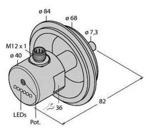 Turck Eintauchsensor FCS-68A4-AP8X-H1141/D003 6872003 Betriebsspannung (Bereich): 19.2 - 28.8 V/DC 1 von Turck