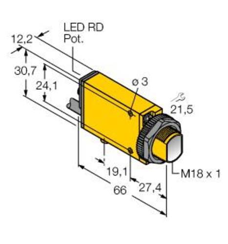 Turck Einweg-Lichtschranke MI9E 3040141 1St. von Turck