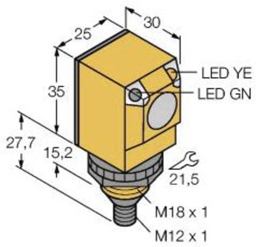 Turck Einweg-Lichtschranke Q25AW3REQ1 3037098hellschaltend 1St. von Turck