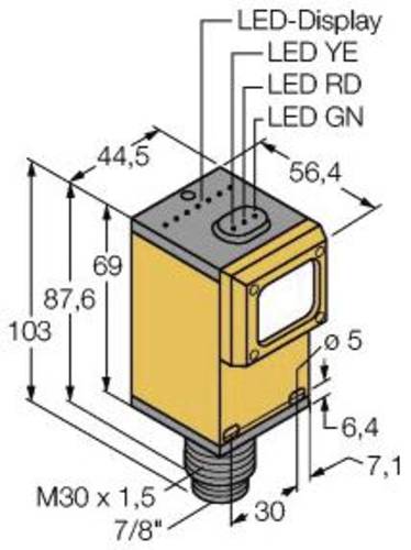 Turck Einweg-Lichtschranke Q45VR3RQ 3054316 1St. von Turck