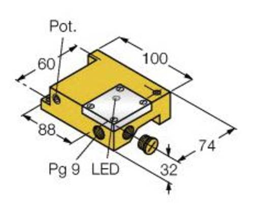 Turck Induktiver Sensor PNP, Wechsler S32SR-VP44X von Turck