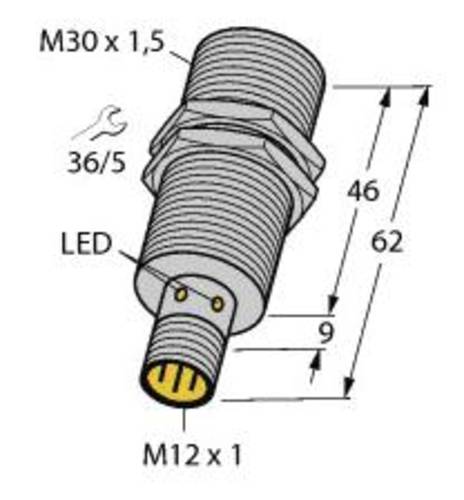 Turck Induktiver Sensor bündig BI10-M30-AD4X-H1141 von Turck