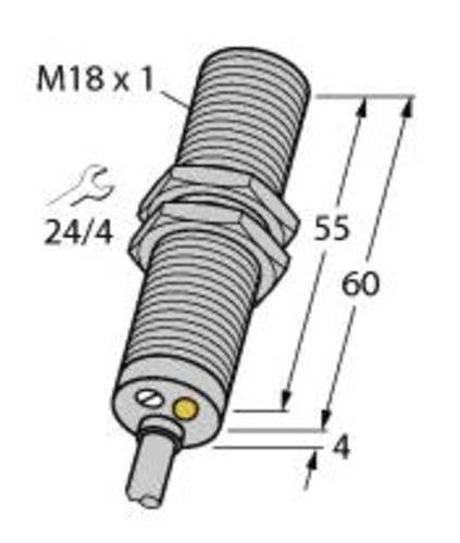 Turck Induktiver Sensor bündig BI8-M18-LUAP6X von Turck