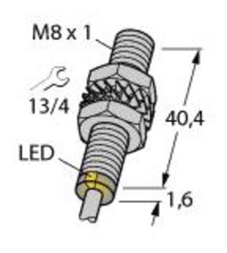 Turck Induktiver Sensor bündig NPN, Schließer BI1,5U-EG08-AN6X von Turck