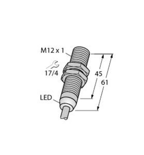Turck Induktiver Sensor bündig PNP, Schließer BI2-M12-AP6X/S120 Turck Induktiver Sensor bündig PNP, Schließer BI2-M12-AP6X/S120 von Turck