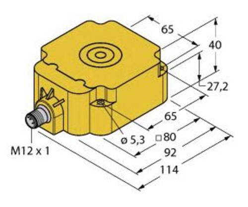 Turck Induktiver Sensor nicht bündig NI50-Q80-LIU-H1141 von Turck