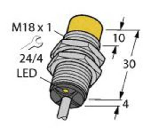 Turck Induktiver Sensor nicht bündig PNP, Schließer NI10-G18K-AP6X Turck Induktiver Sensor nicht bündig PNP, Schließer NI10-G18K-AP6X von Turck