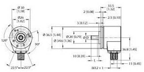 Turck Inkremental Drehgeber 1 St. REI-04QA0C-4A200-H1181 Optisch Turck Inkremental Drehgeber 1 St. REI-04QA0C-4A200-H1181 Optisch von Turck