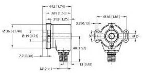 Turck Inkremental Drehgeber 1 St. REI-05IA0E-2H2048-H1181 Optisch von Turck