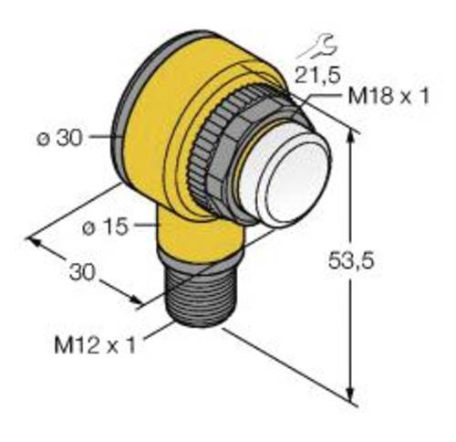 Turck Kennleuchte T18RGXPQ 3074022 Dauerlicht von Turck