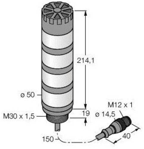 Turck Kombi-Signalgeber TL50WGYRAQP von Turck