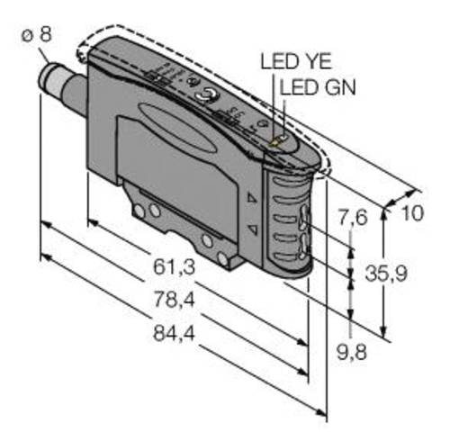Turck Lichtleitersensor D10AFPGYQ 3073125 1St. Turck Lichtleitersensor D10AFPGYQ 3073125 1St. von Turck