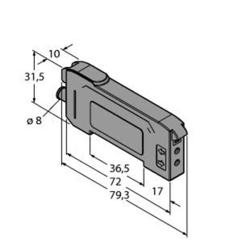 Turck Lichtleitersensor DF-G2-KD-Q7 3097703 1St. von Turck