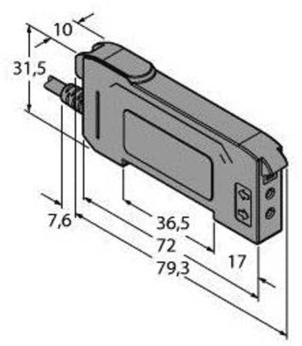 Turck Lichtleitersensor DF-G3LIR-PD-2M 3087696 1St. von Turck