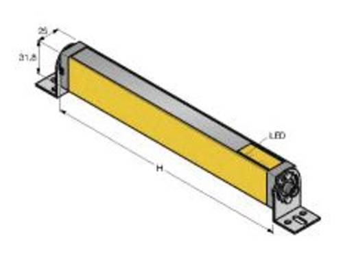 Turck Lichtvorhang LS2E30-1050Q8 Schutzfeldhöhe 1050mm von Turck