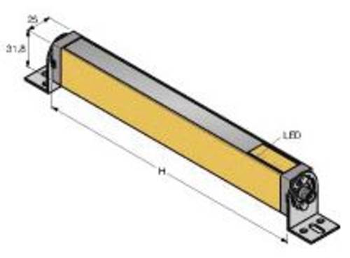 Turck Lichtvorhang LS2LP30-750Q88 Schutzfeldhöhe 750mm von Turck