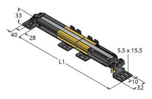 Turck Lichtvorhang SLPCR14-1250P8 Schutzfeldhöhe 1250mm von Turck