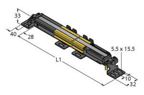 Turck Lichtvorhang SLPMP25-1250P128 Schutzfeldhöhe 1250mm Turck Lichtvorhang SLPMP25-1250P128 Schutzfeldhöhe 1250mm von Turck